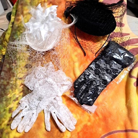 Hat and glove costume accessories - Picture 1 of 4